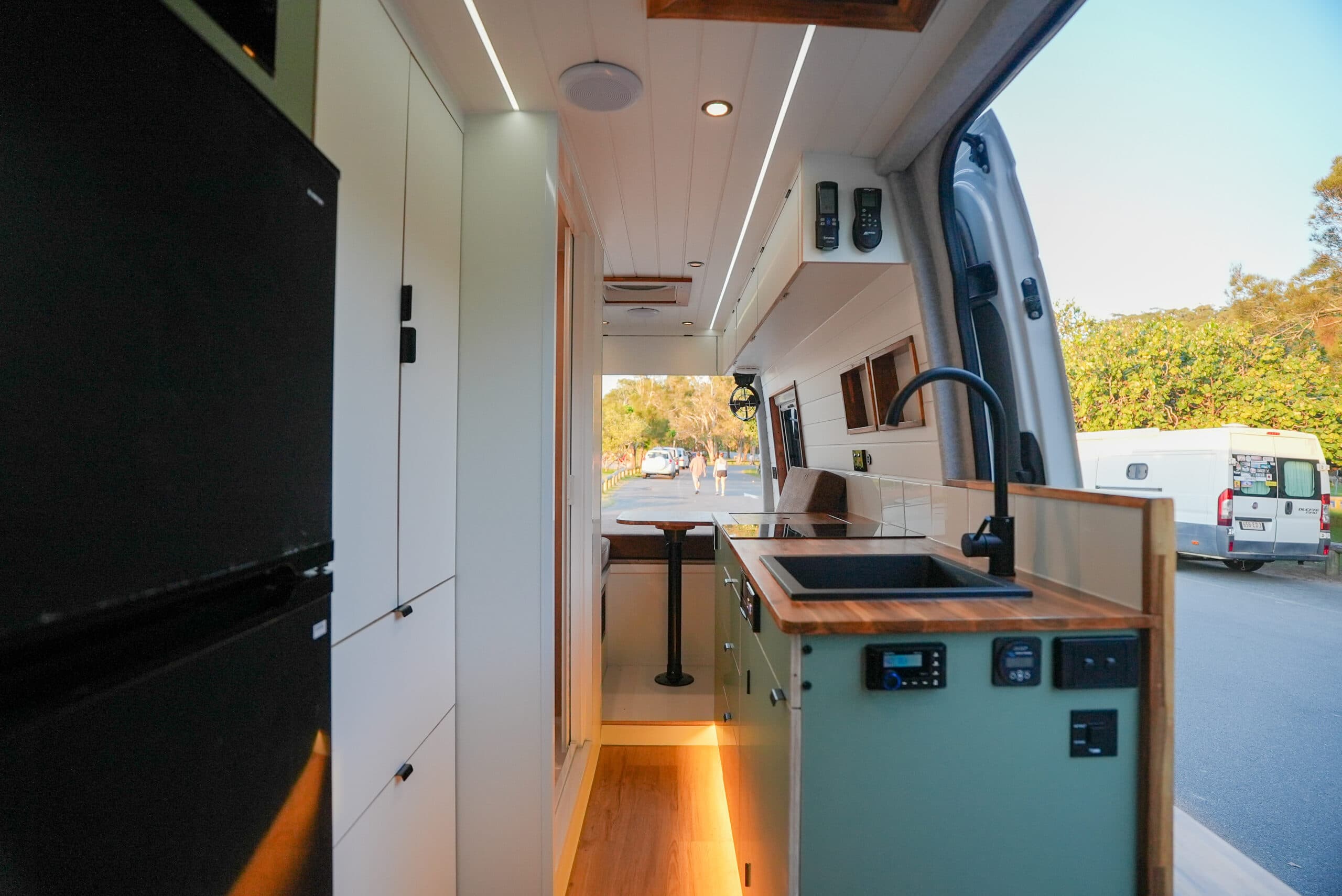 Fully custom campervan interior