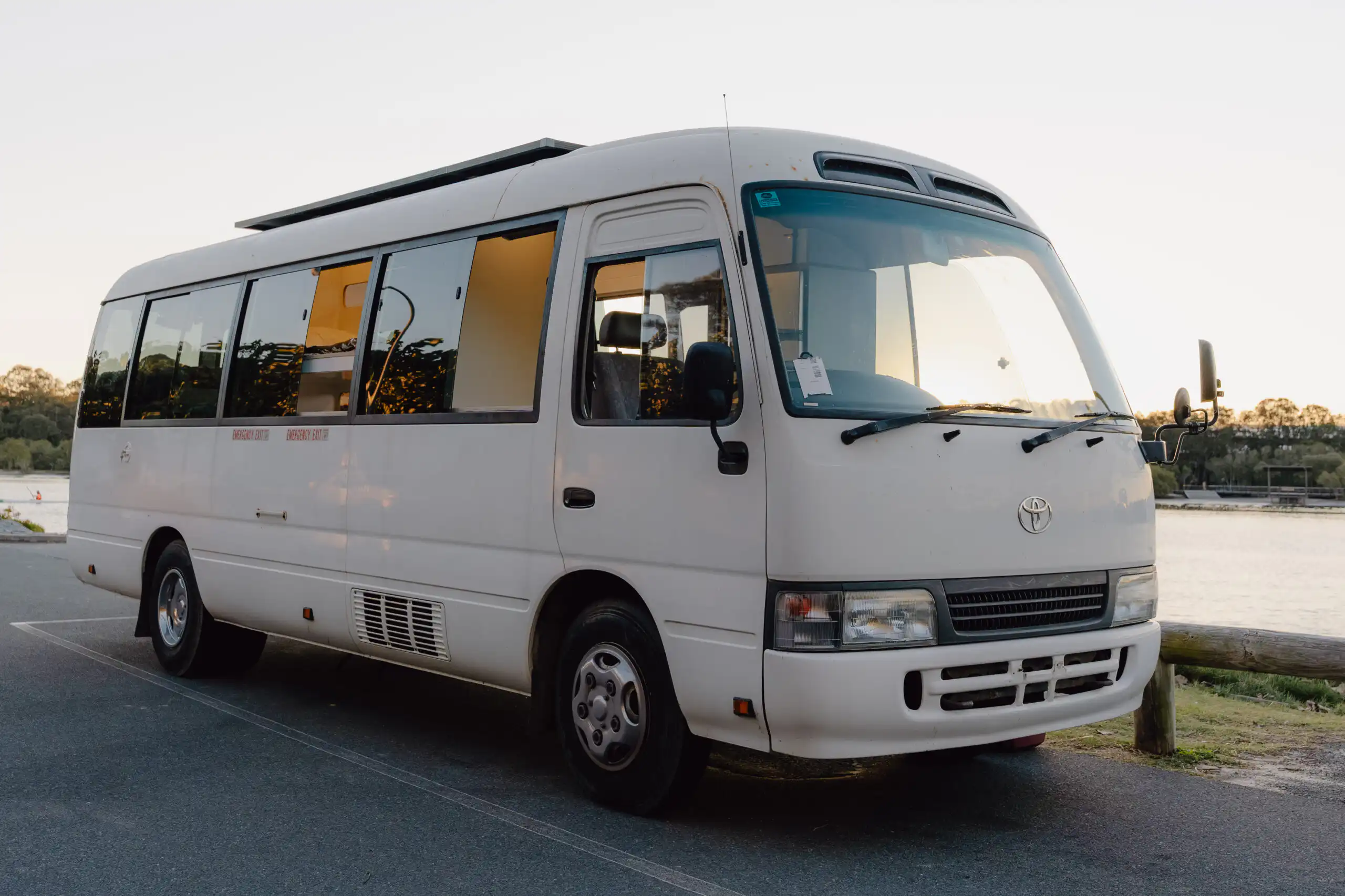 Tamara & Jenna’s Toyota Coaster