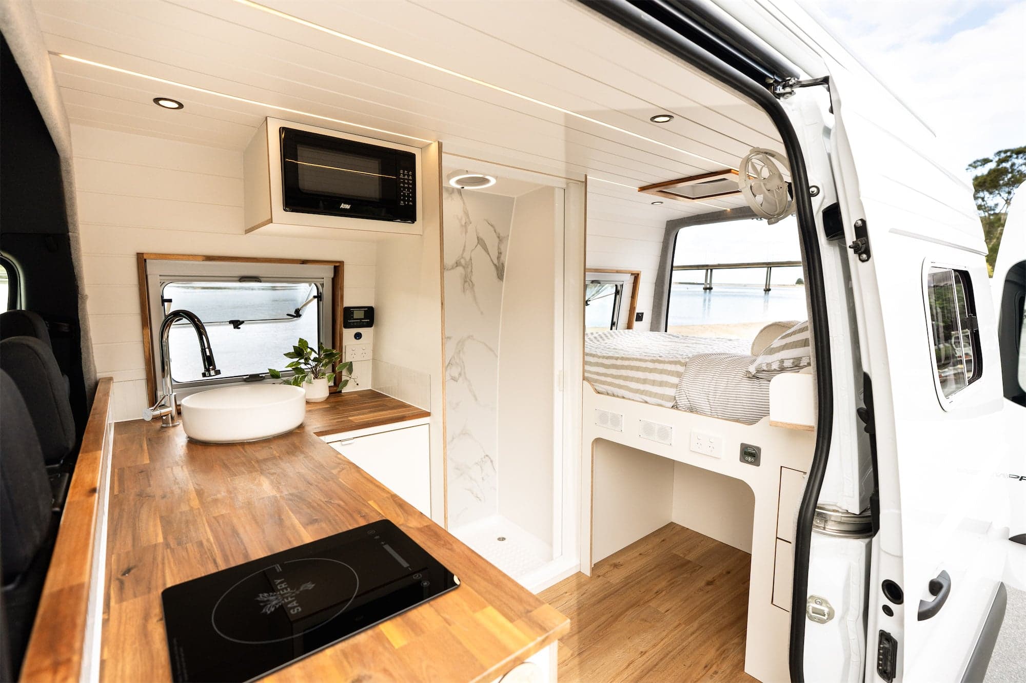 Campervan fit-out showing industry leading build quality