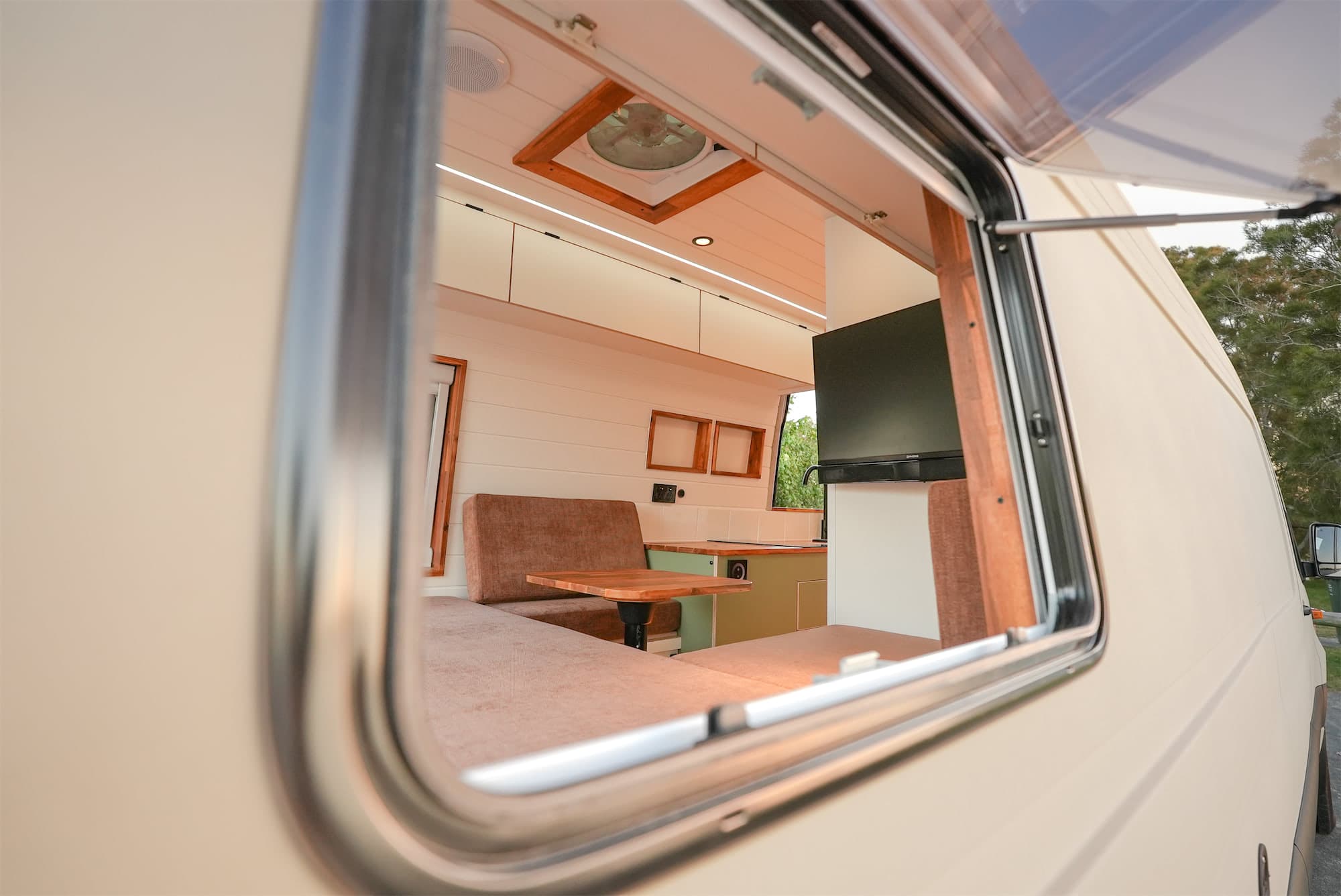 Paul and Mandy's completed van build